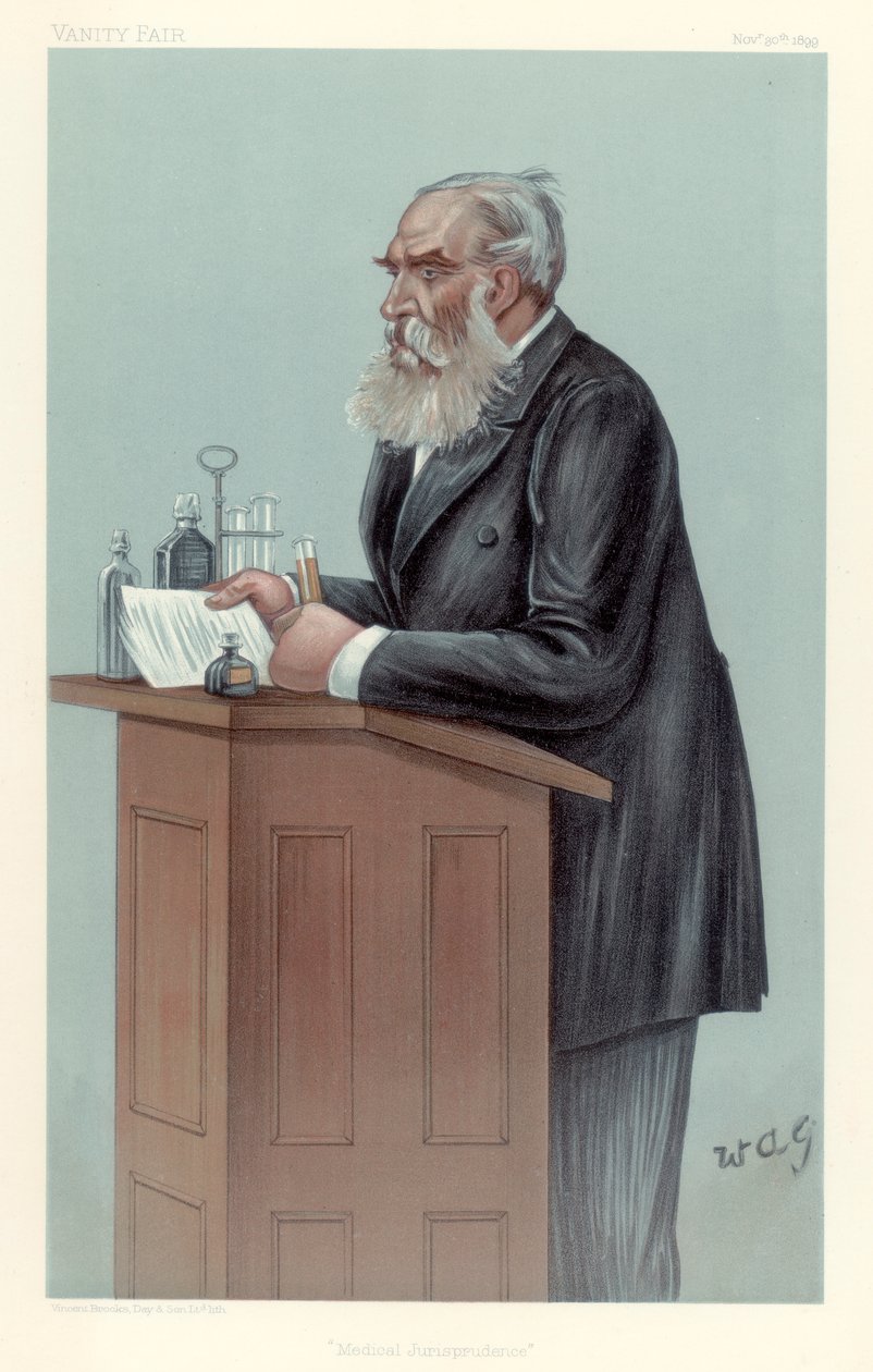 Thomas Stevenson , britisk rettsmedisiner, 1899. av Wag