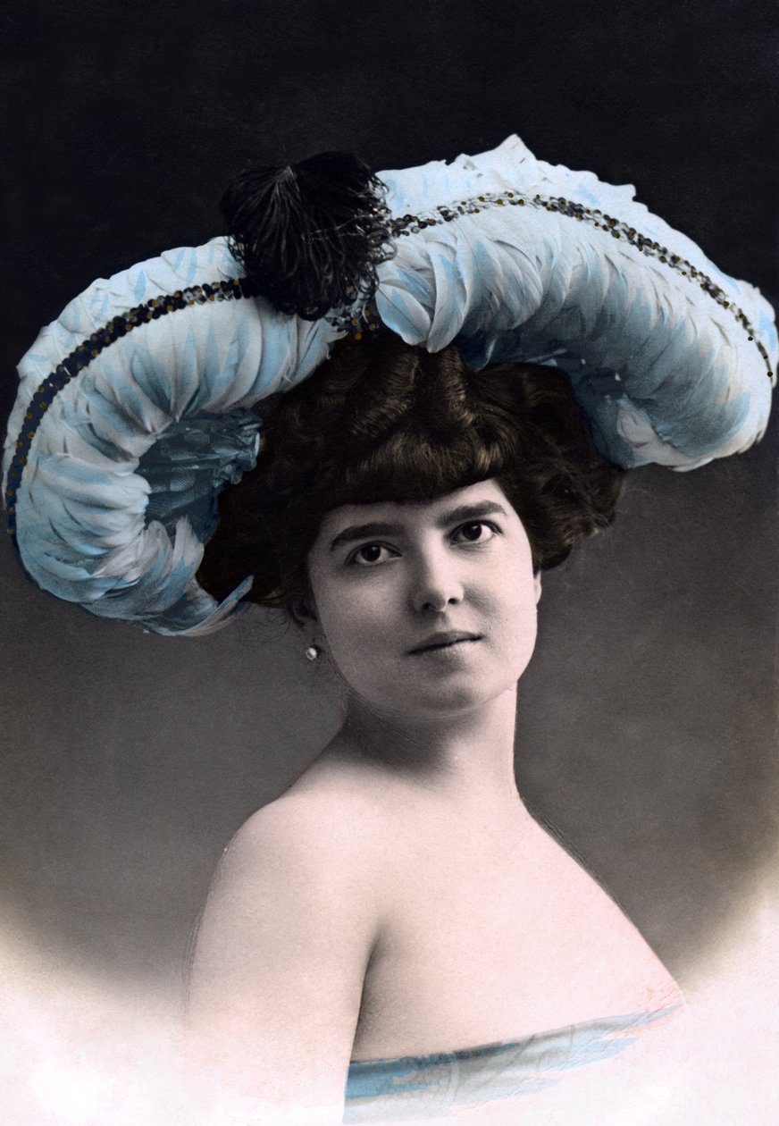 Paule Delys , teaterskuespillerinne, 1904. av Walery