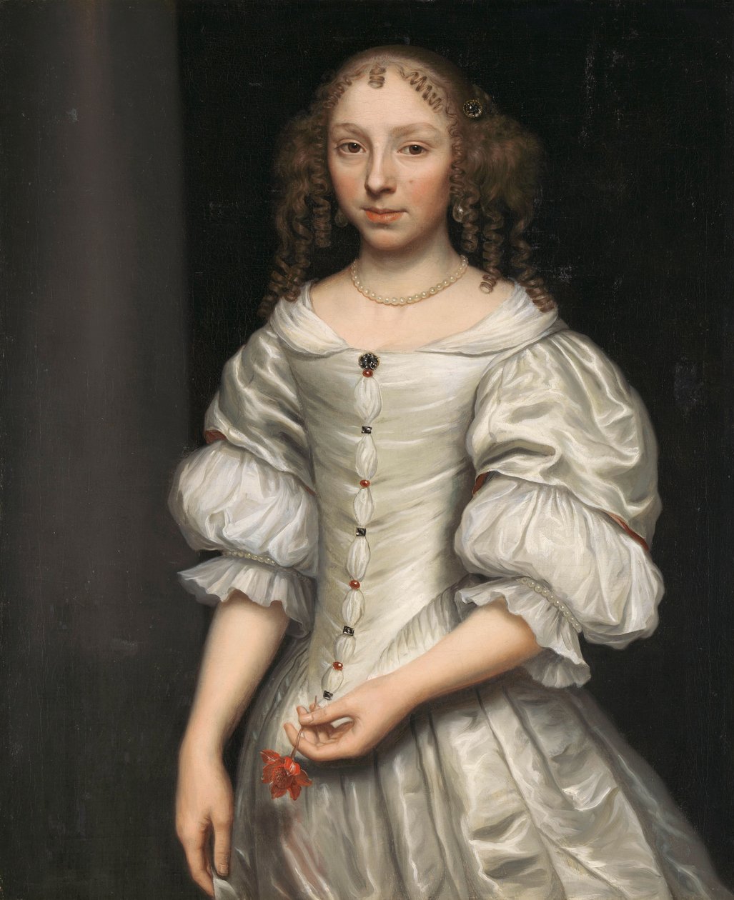 Portrett av en kvinne av Wallerant Vaillant (attributed to)