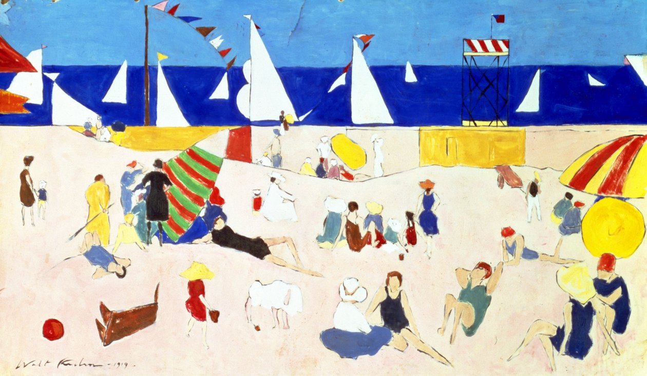 På stranden av Walt Kuhn