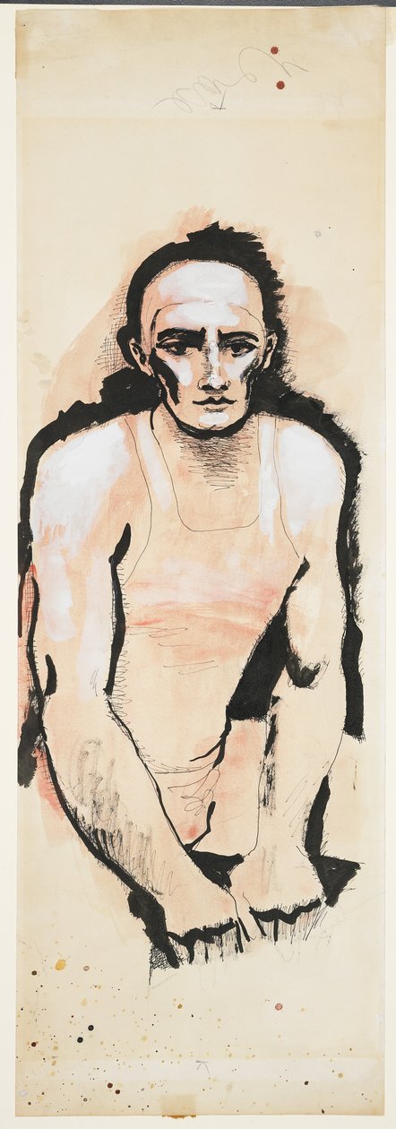 Studie for "Roberto" nr. 1 av Walt Kuhn