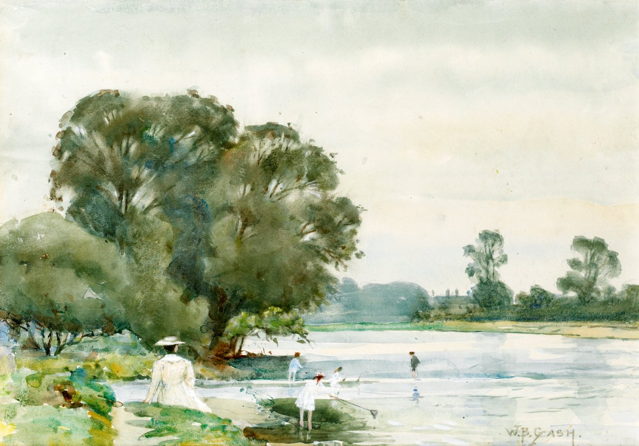 Elvebredden av Walter Bonner Gash