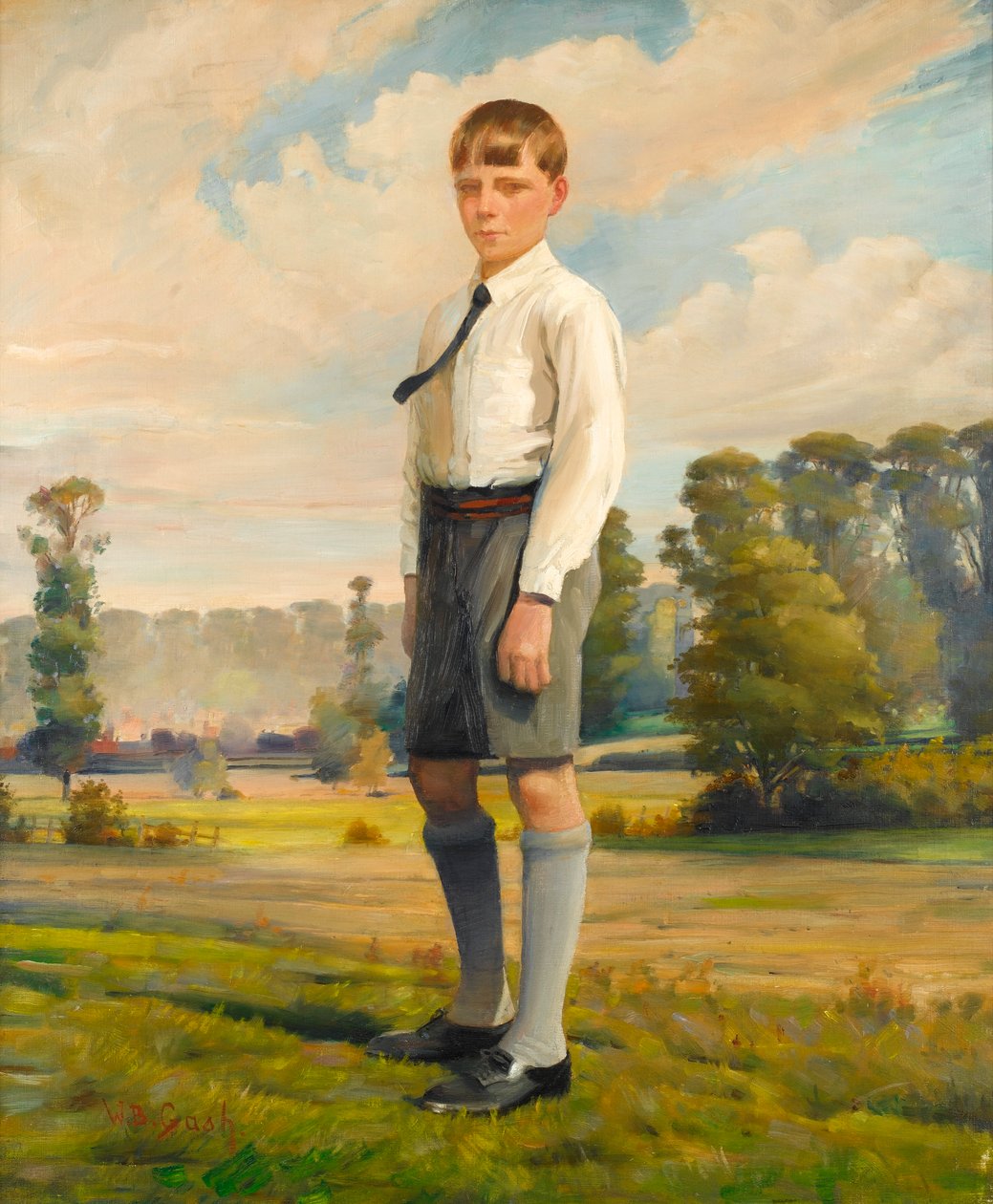 Unggutt av Walter Bonner Gash