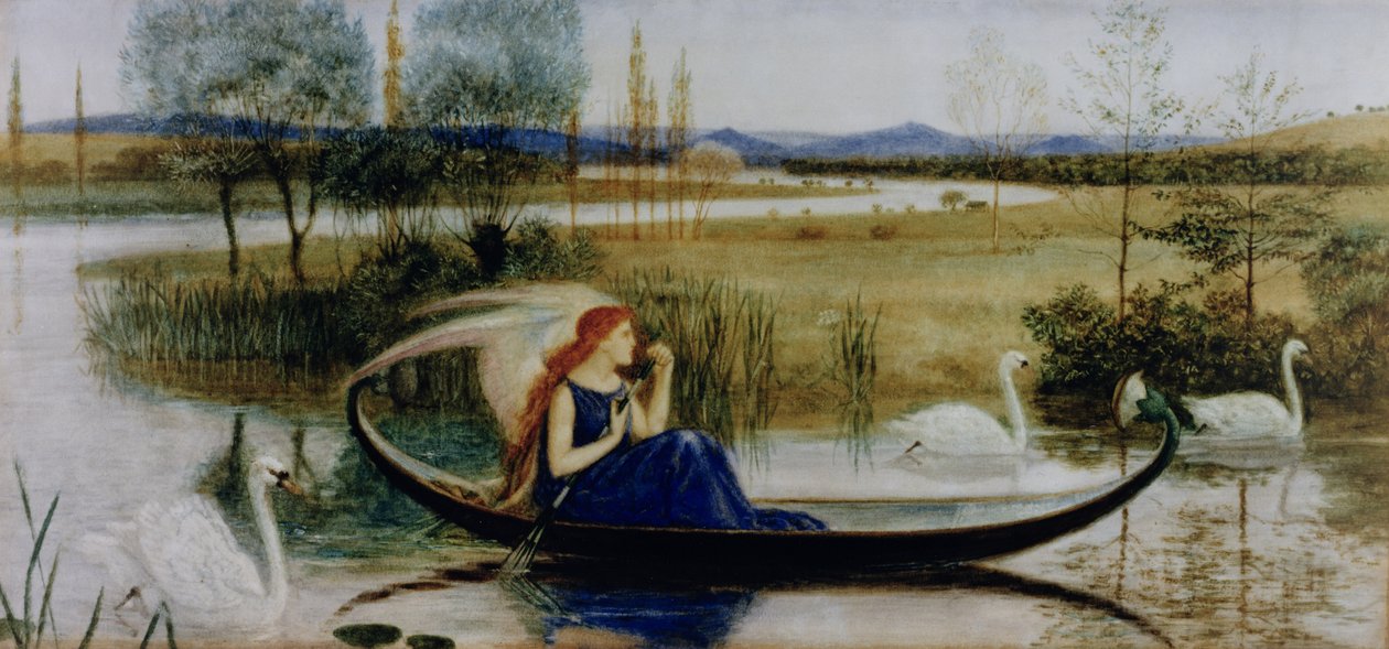 Min sjel er en fortryllet båt av Walter Crane