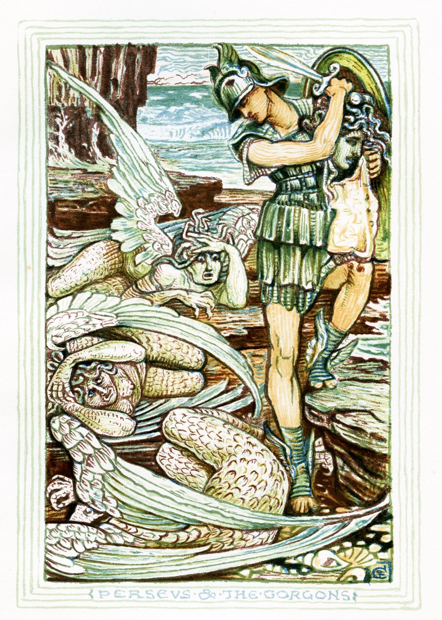 Perseus og Gorgonene av Walter Crane