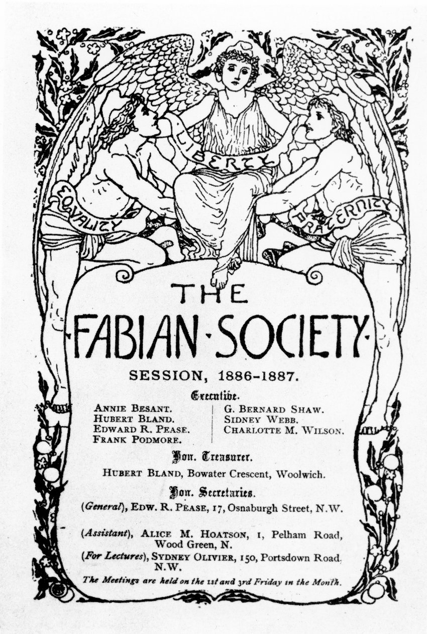 Fabian Society Report, 1886-7 av Walter Crane