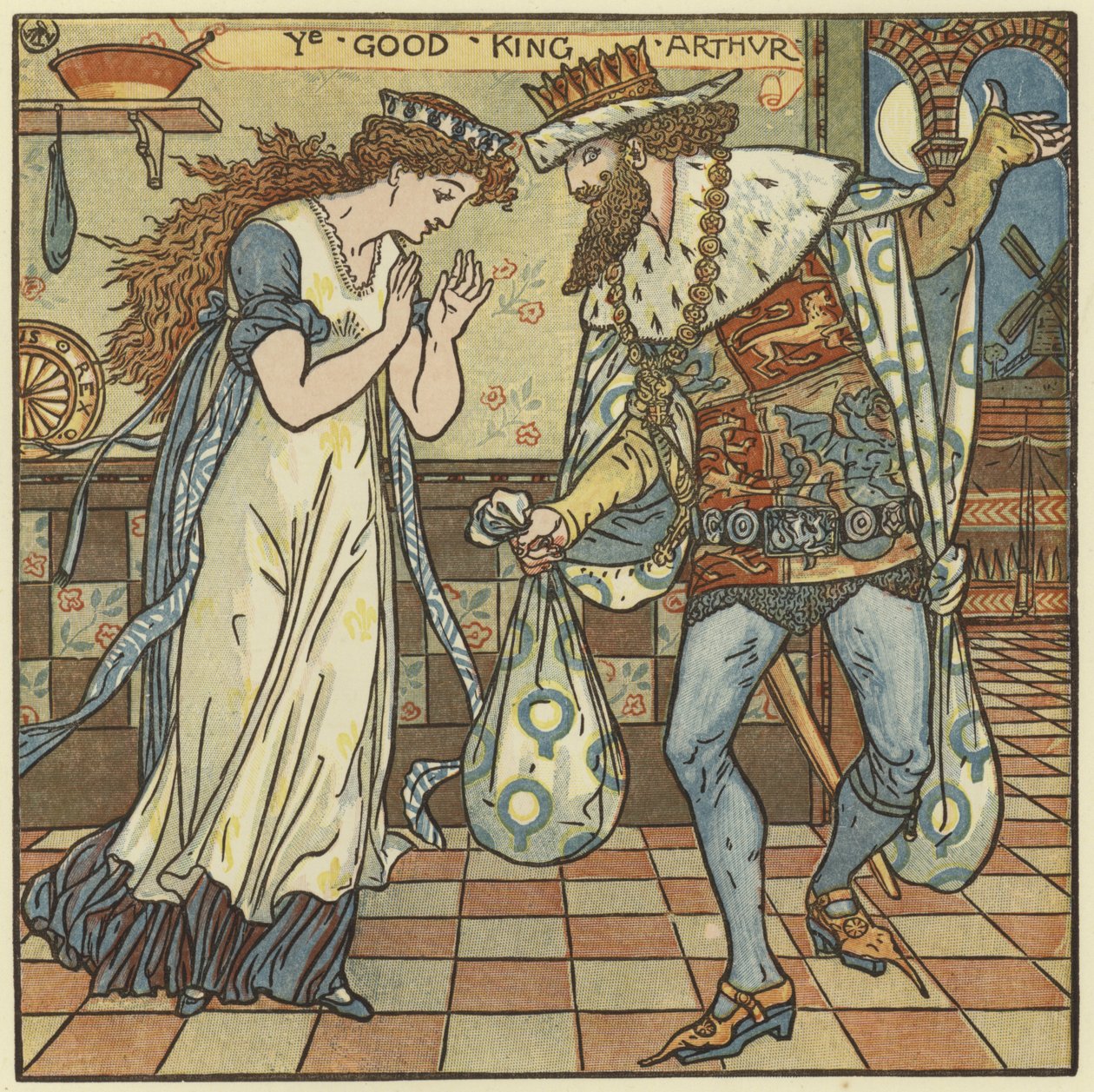 Du gode kong Arthur av Walter Crane