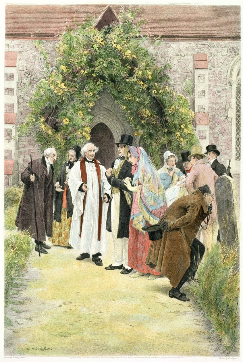Dåpen, utgitt 1933 (akvatint) av Walter Dendy Sadler