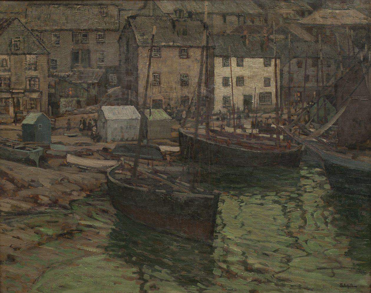 Kveld langs kysten, St. Ives av Walter Elmer Schofield