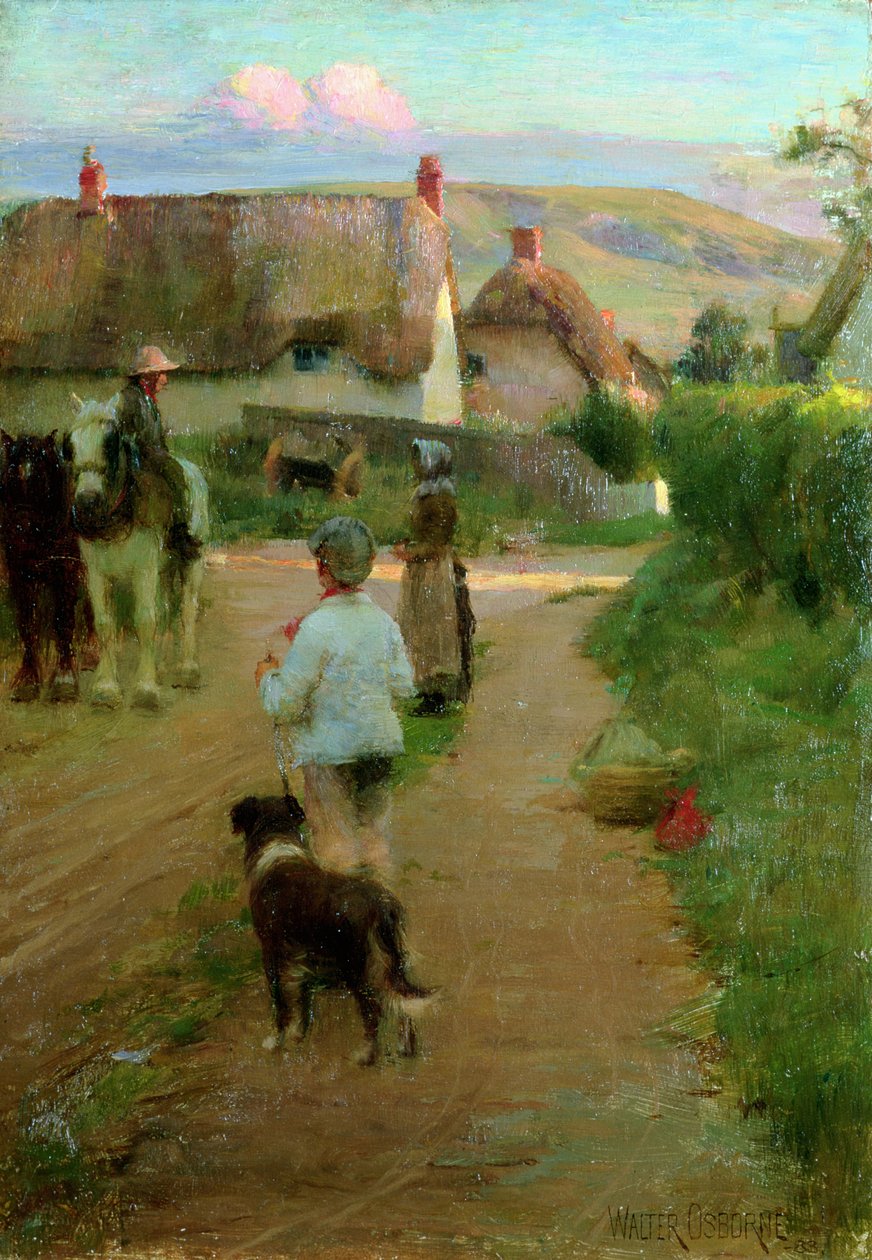 The Loiterers, 1888 av Walter Frederick Osborne