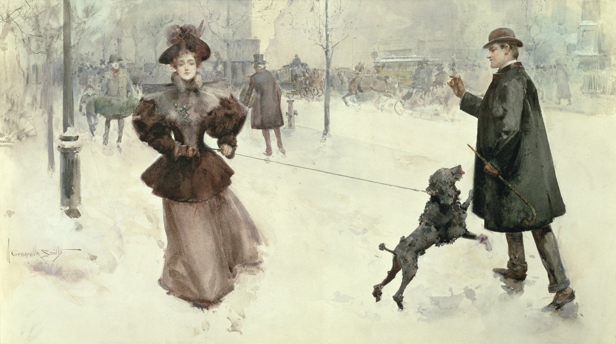 Gamle venner (wc på papir) av Walter Granville Smith