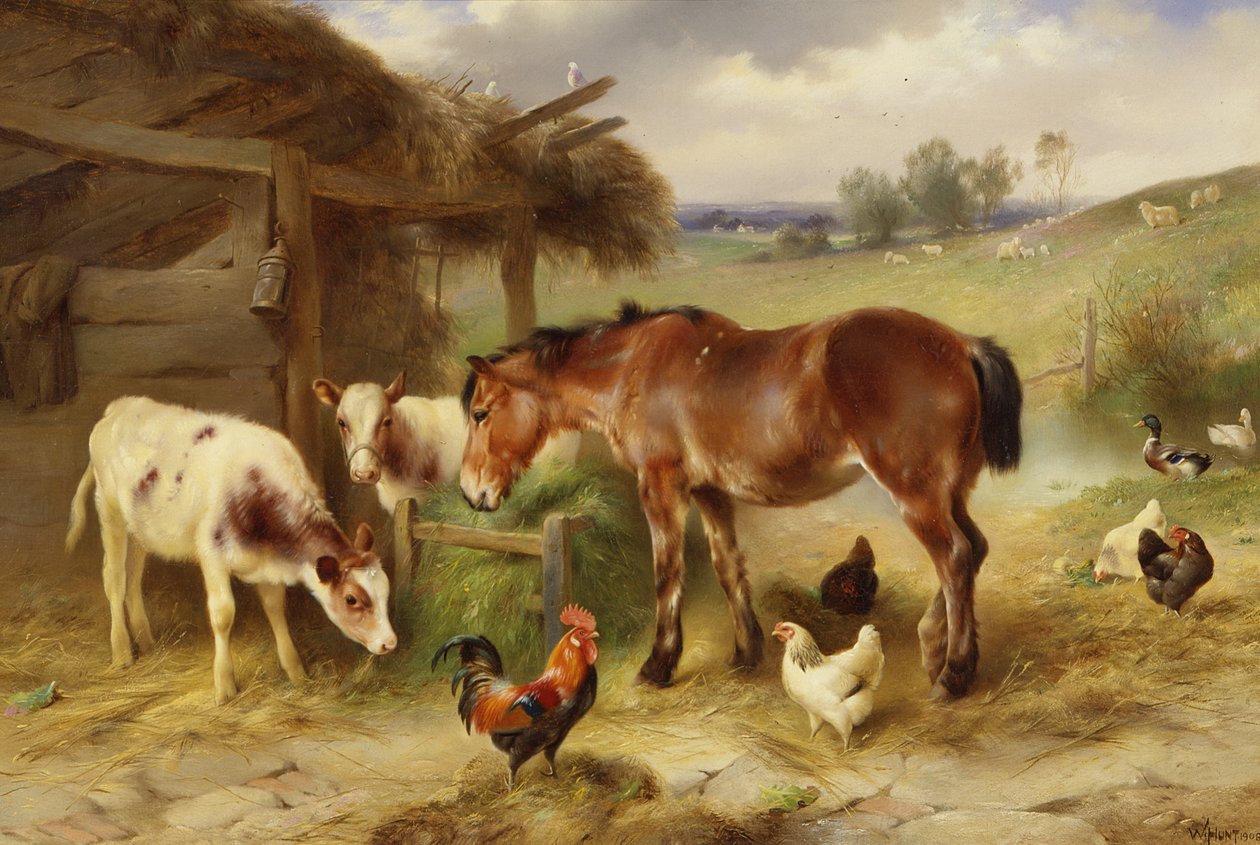 Utenfor stallen av Walter Hunt