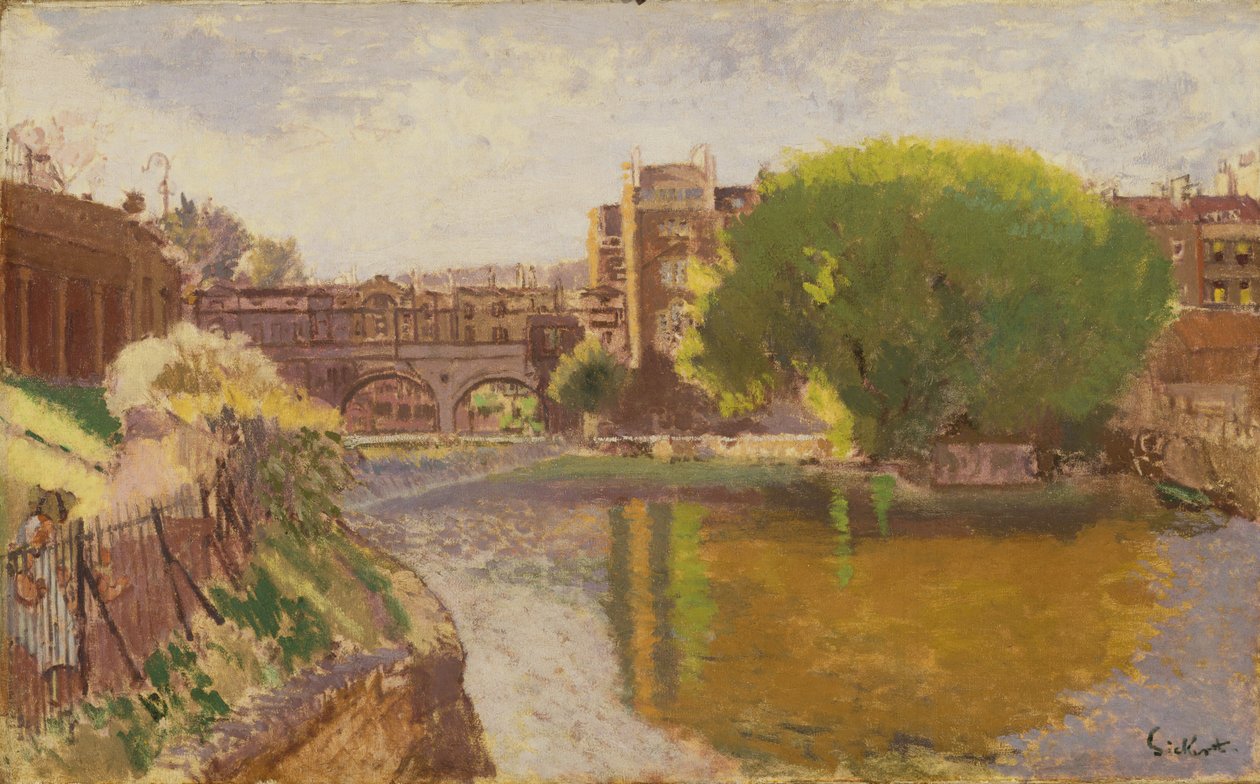 Pulteney Bridge, Bath, ca. 1916-17 av Walter Richard Sickert