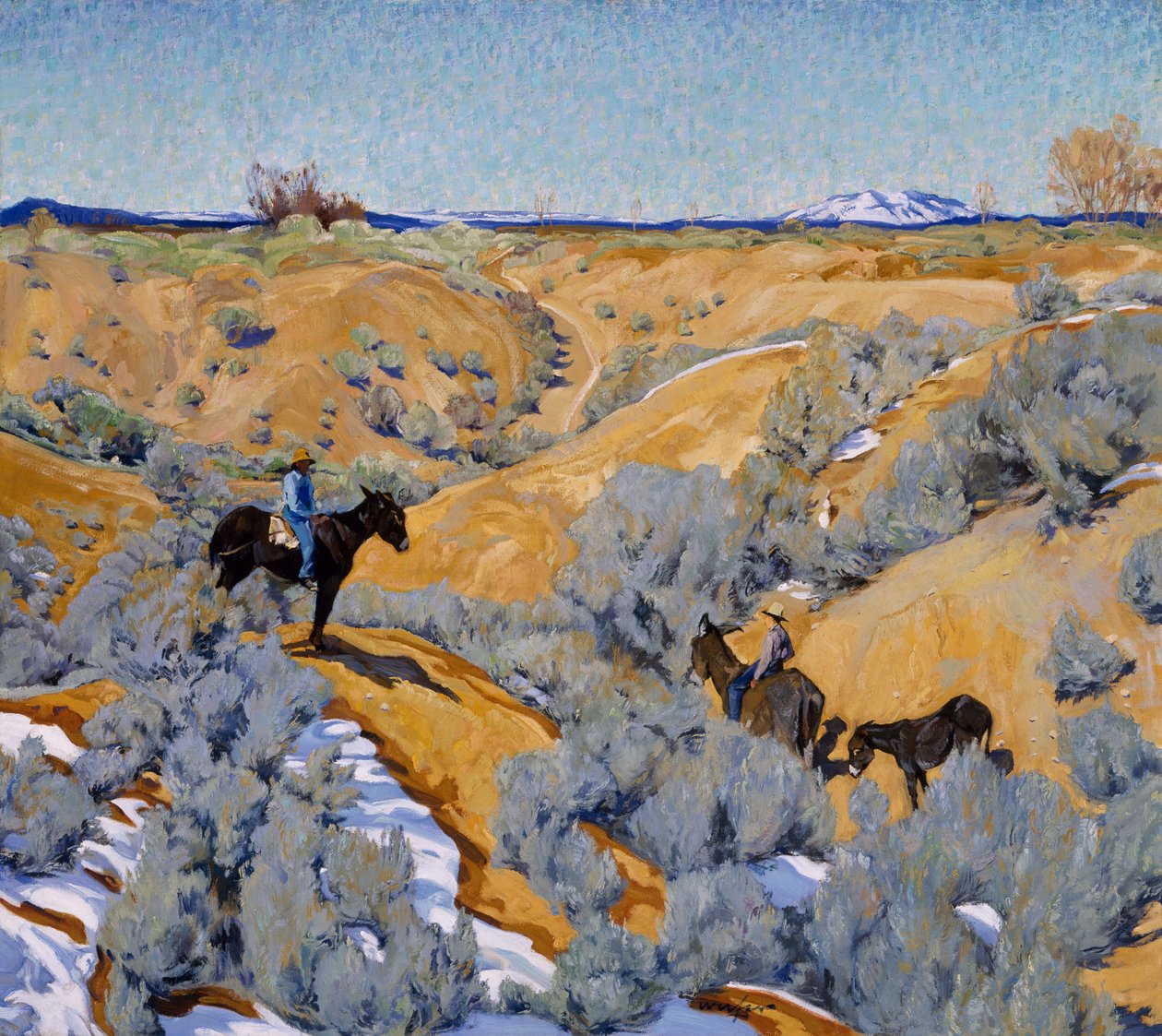 I en Arroyo, ca. 1914-24 av Walter Ufer