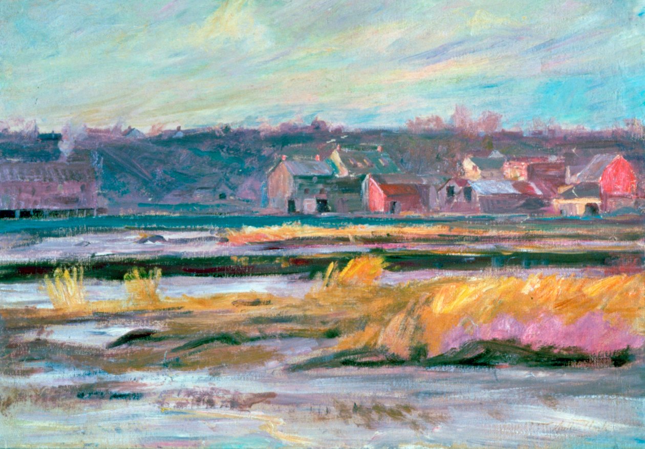 'Connecticut Marshes', c1868-1917 av Walter Clark