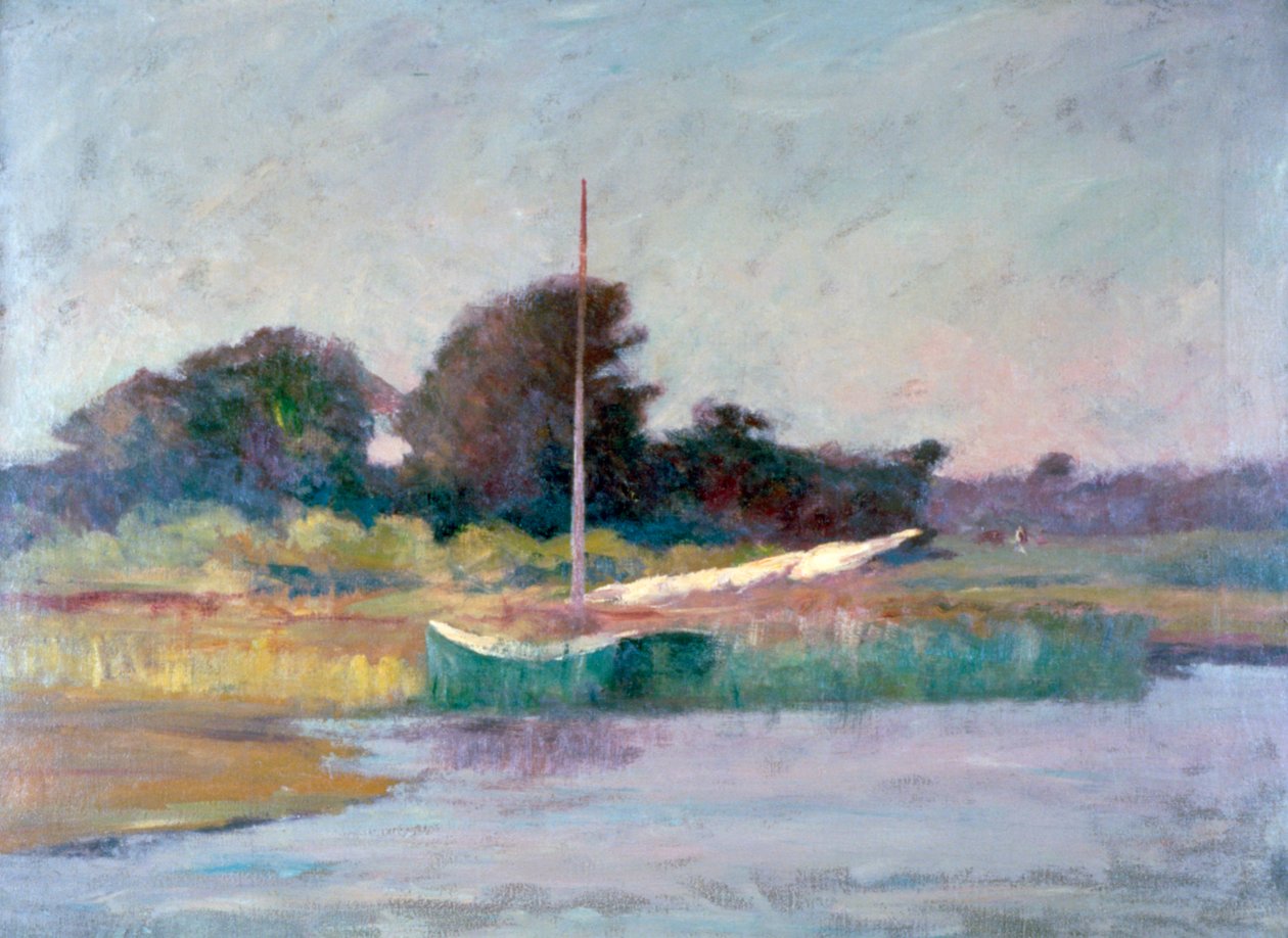 'Lone Boat', c1868-1917 av Walter Clark