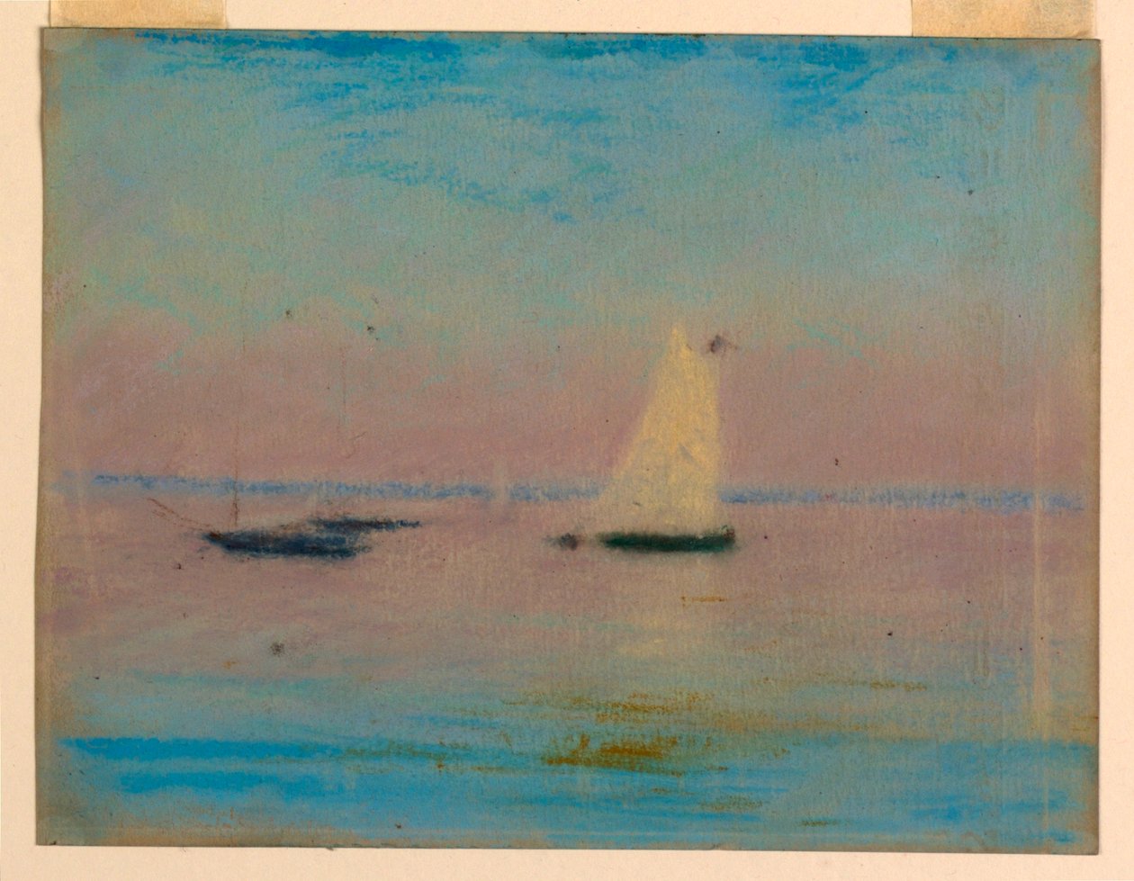 Sjølandskap av Walter Clark