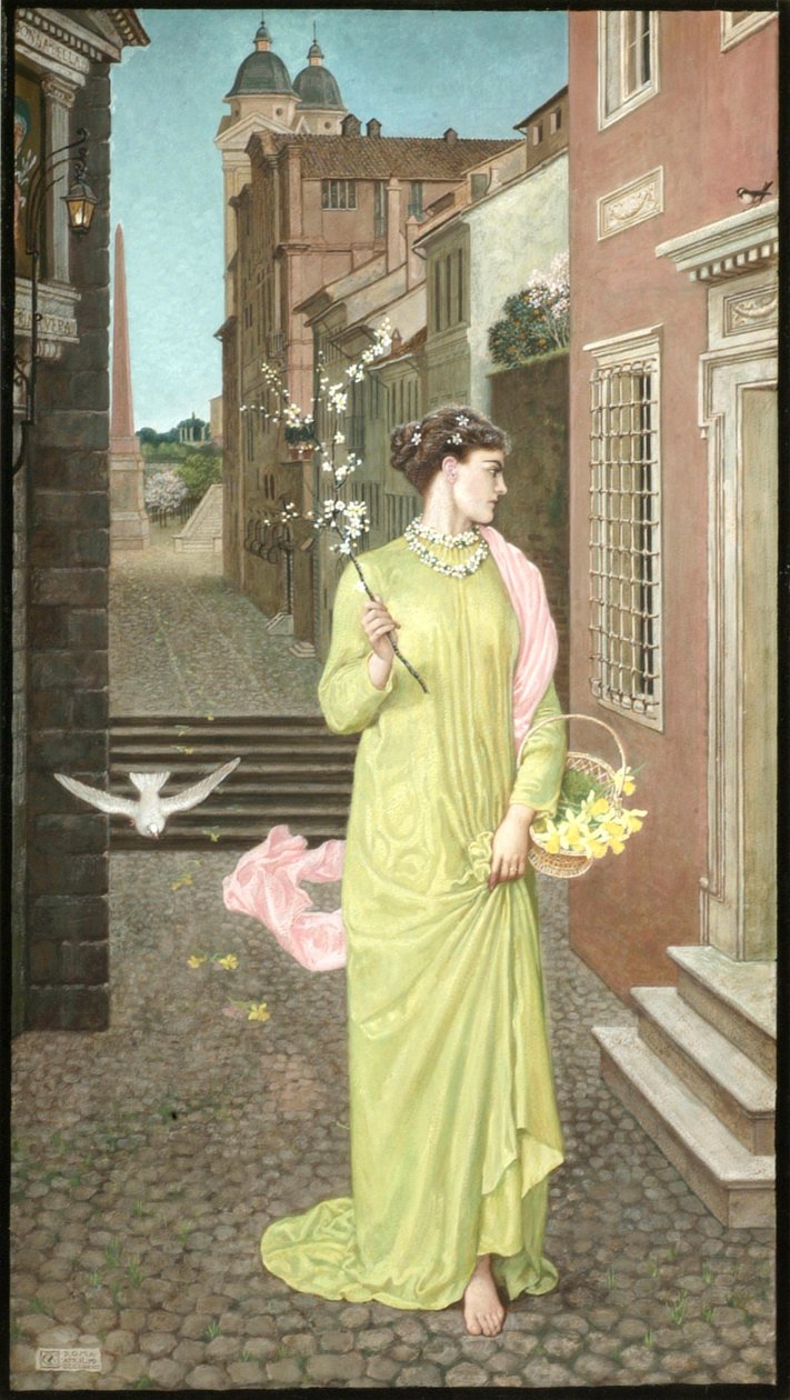 En vårbebuder av Walter Crane
