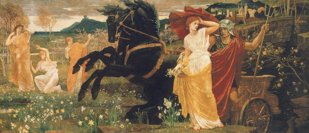 Persefones skjebne, 1877 av Walter Crane