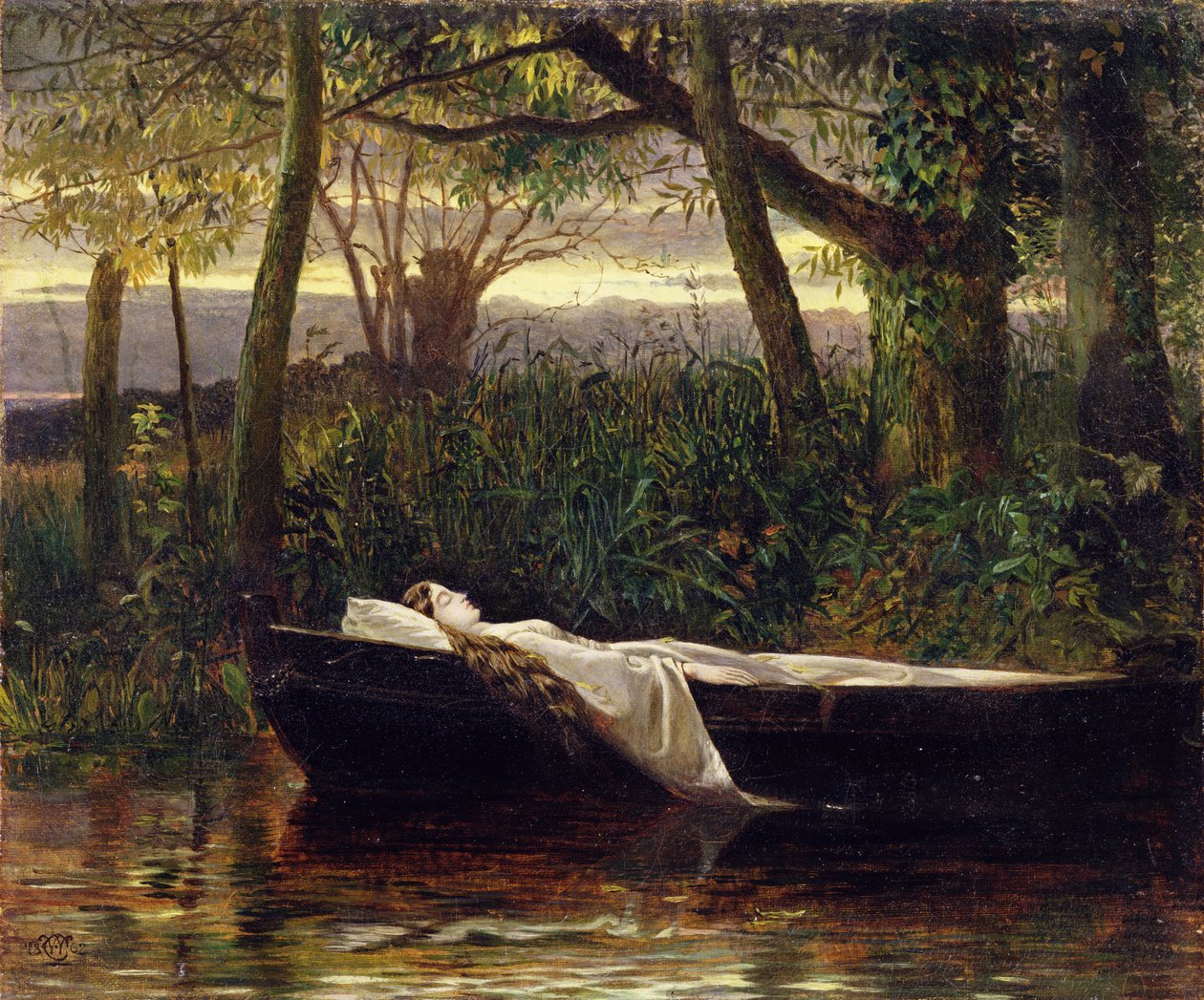 Lady of Shalott av Walter Crane