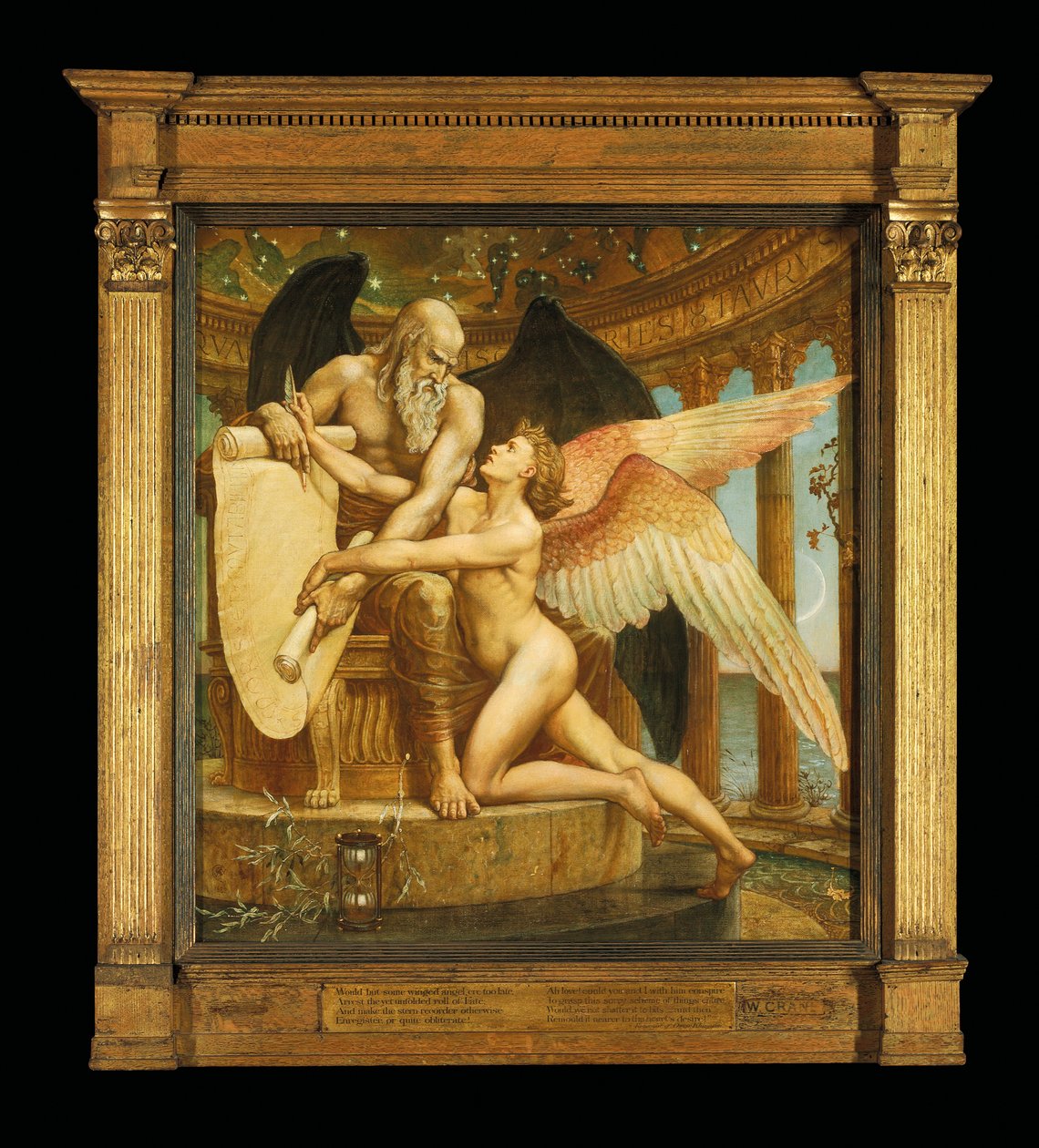 Skjebnens rulle, 1882 av Walter Crane