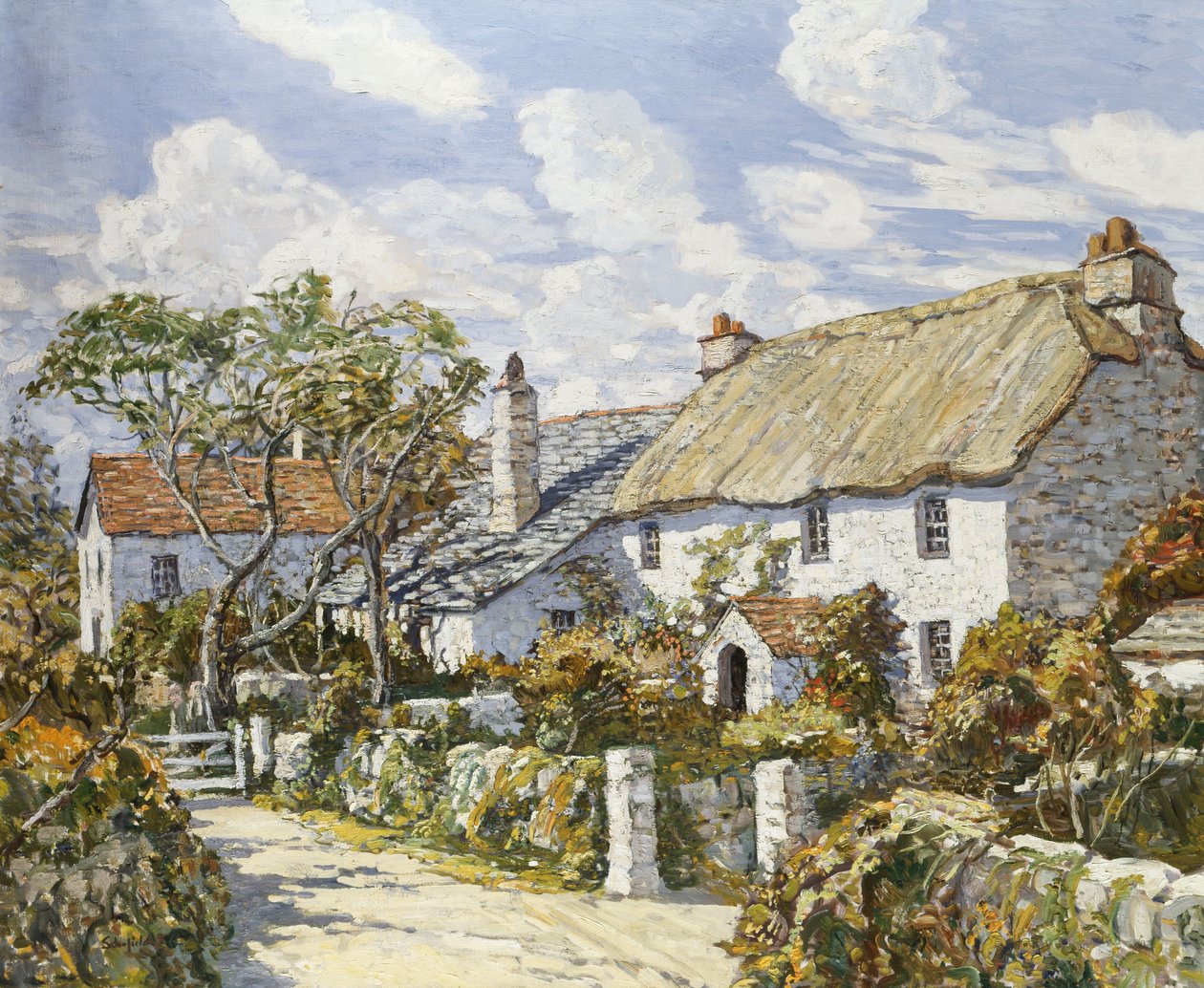 Høst i Cornwall av Walter Elmer Schofield