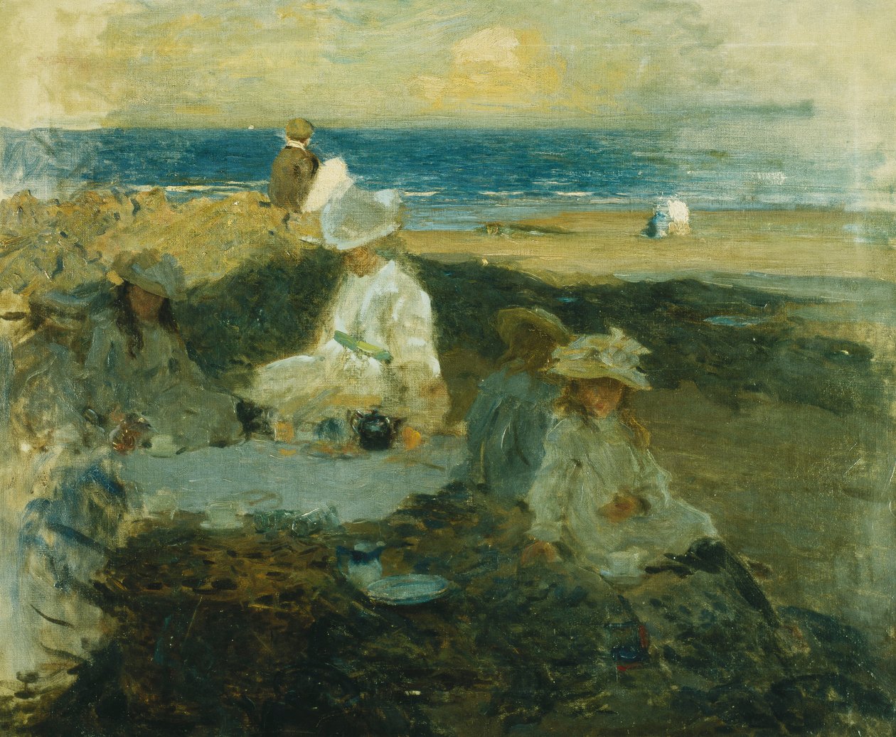 På stranden, ca. 1903 av Walter Frederick Osborne