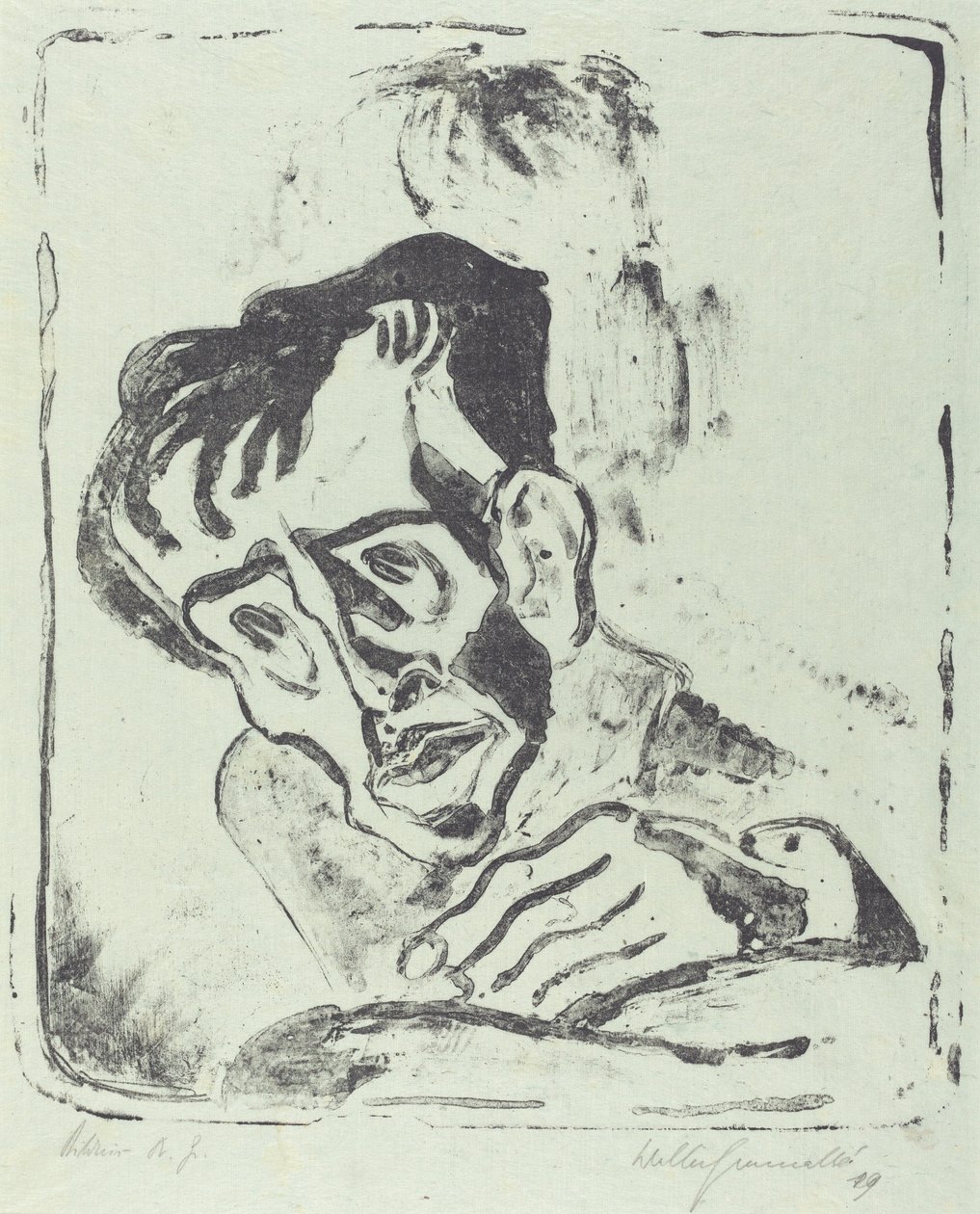 portrett dr Flott, 1919. av Walter Gramatte