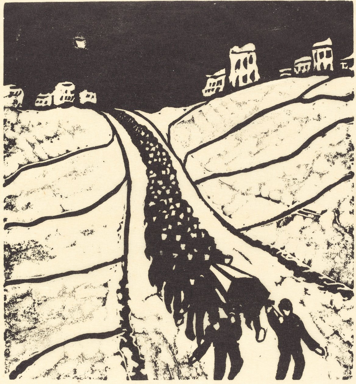 Gravferd, 1916. av Walter Gramatte