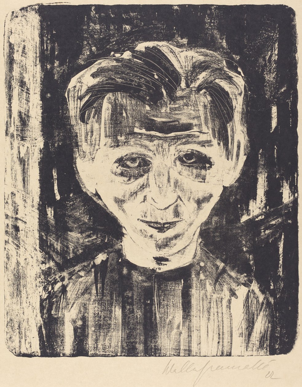 Selvportrett, 1922. av Walter Gramatte