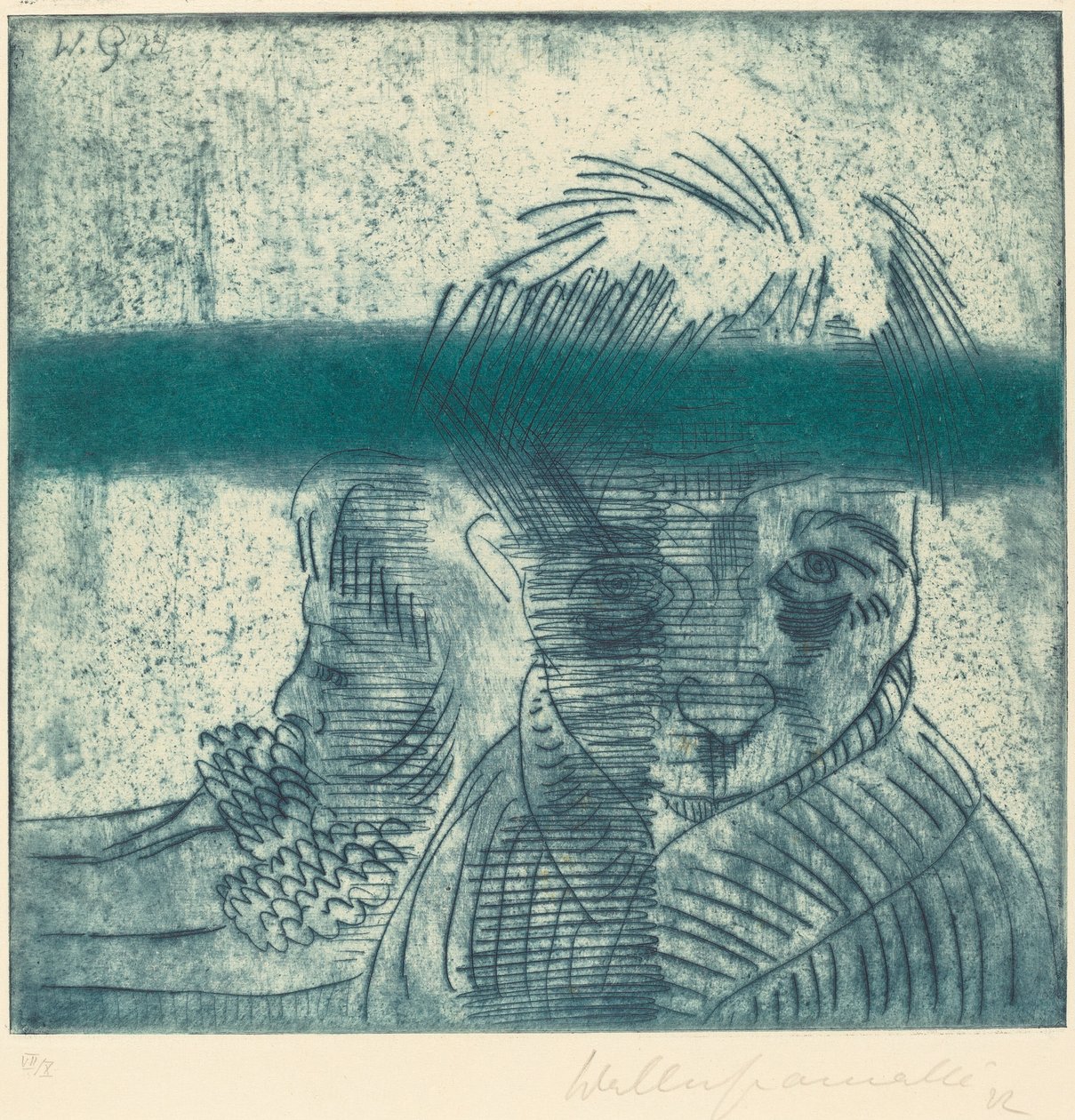 The Couple The Couple, 1922. av Walter Gramatte