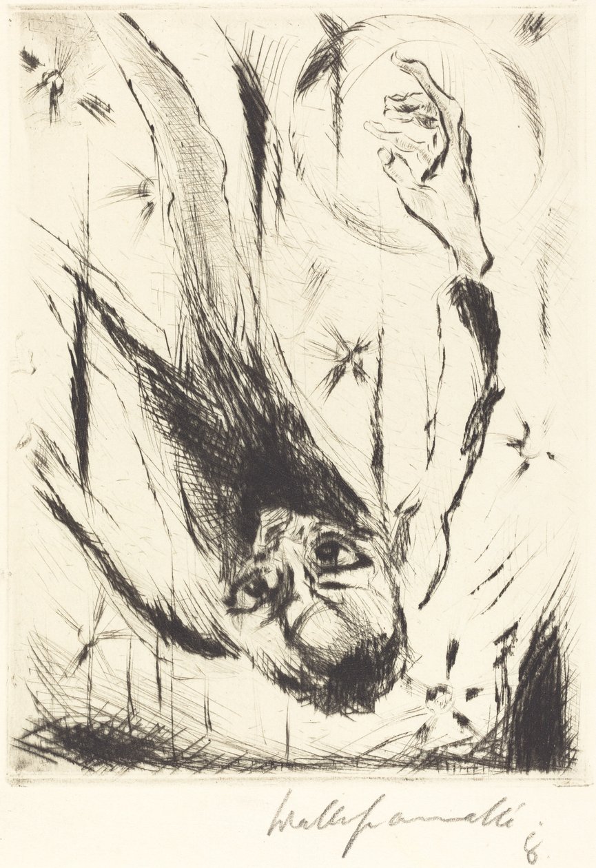 Fall into Infinity, 1918. av Walter Gramatte
