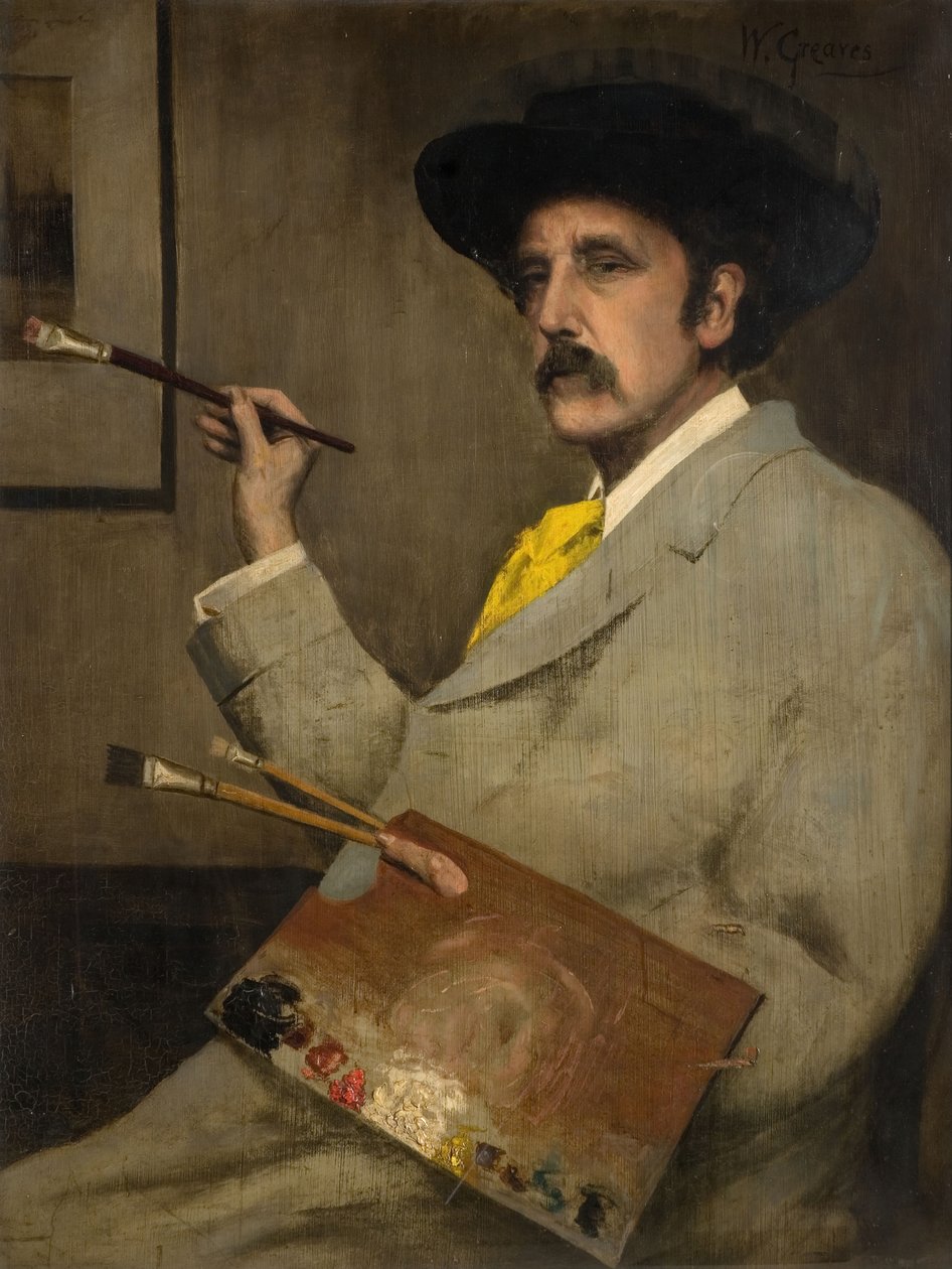 Portrett av kunstneren, 1910. av Walter Greaves