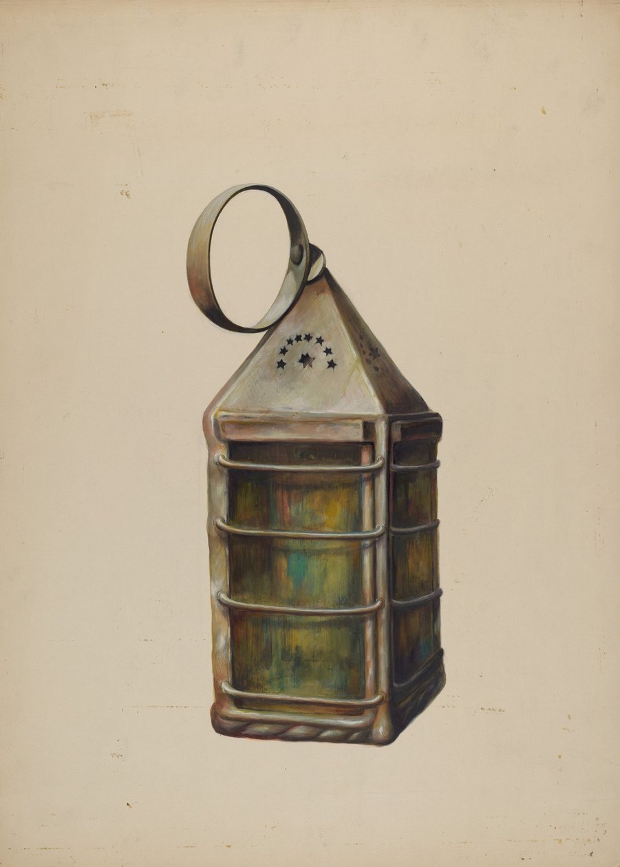 Lykt, ca. 1938. av Walter Hochstrasser