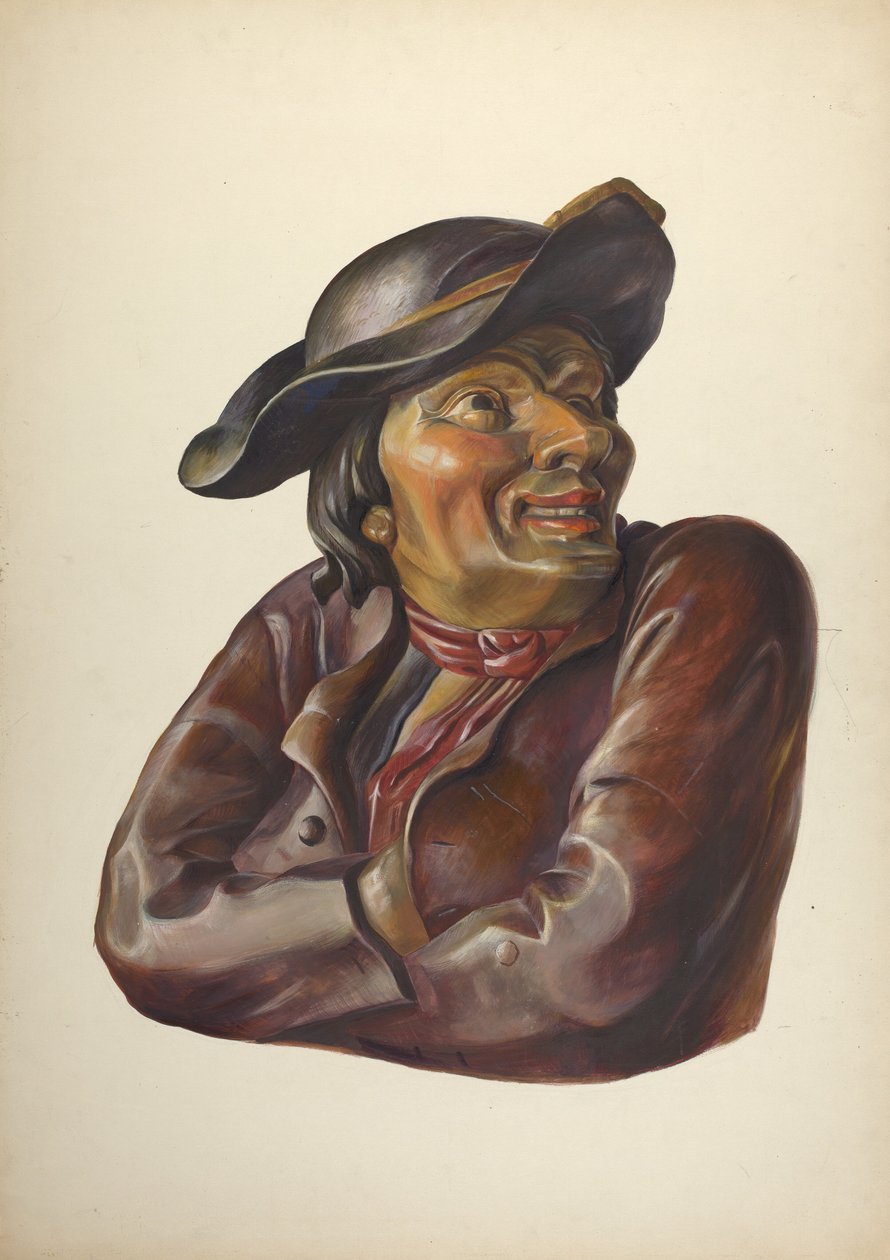 Taverna Bust, ca. 1937. av Walter Hochstrasser