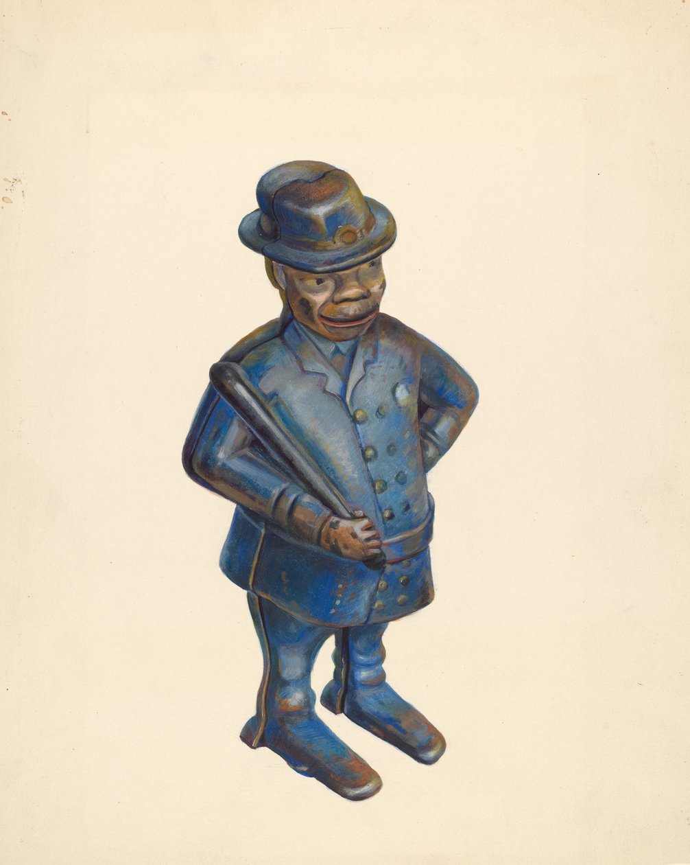 Lekebank: Politimann, ca. 1939. av Walter Hochstrasser