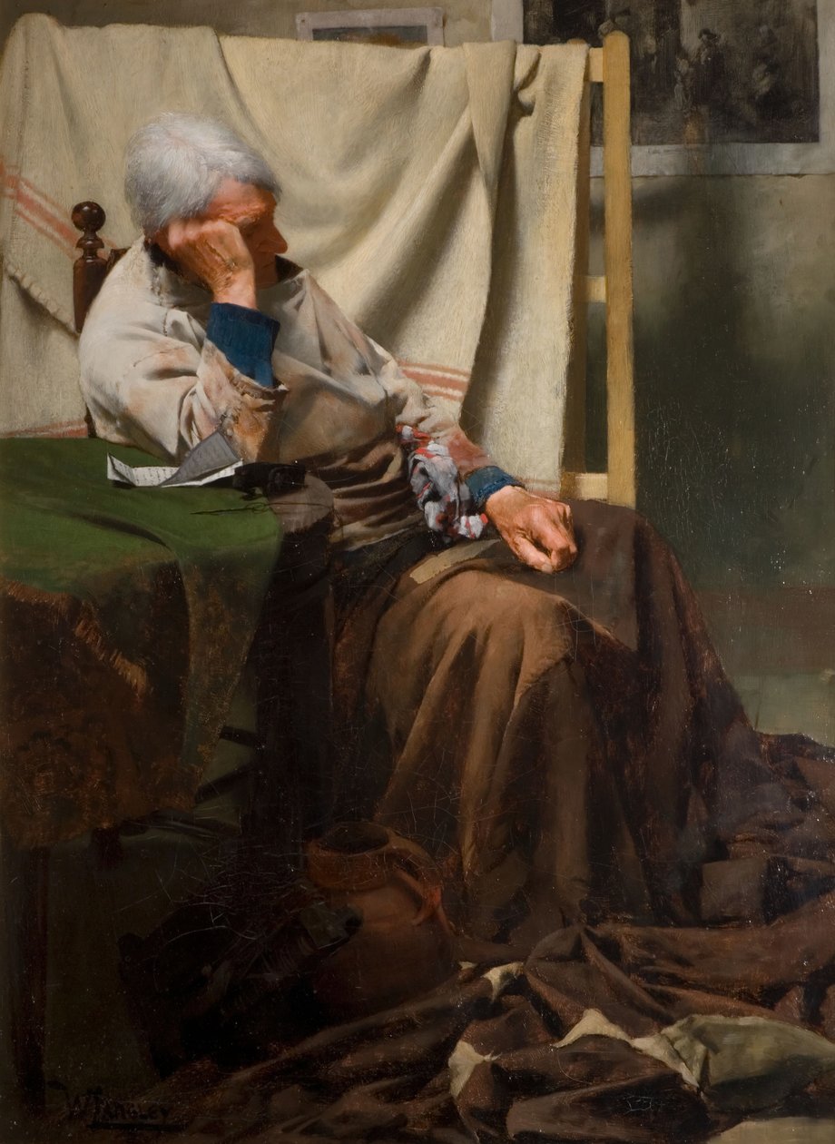 Til minne, 1883. av Walter Langley