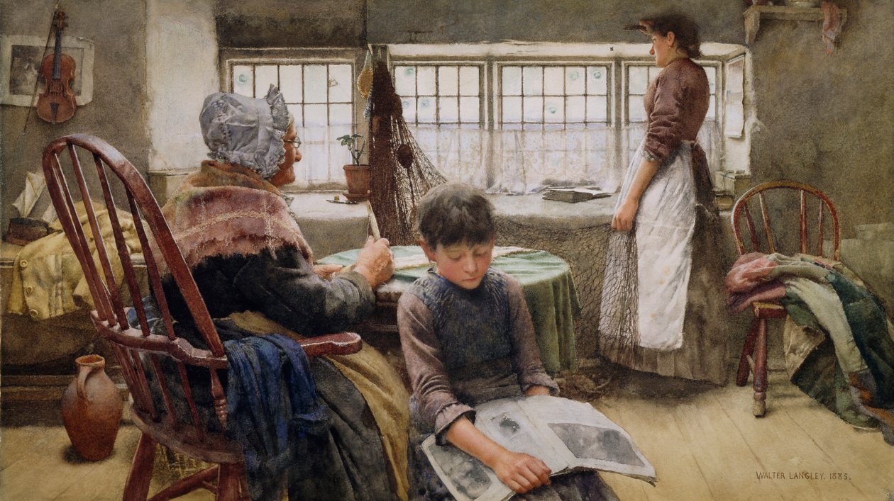 Minner, 1885 av Walter Langley