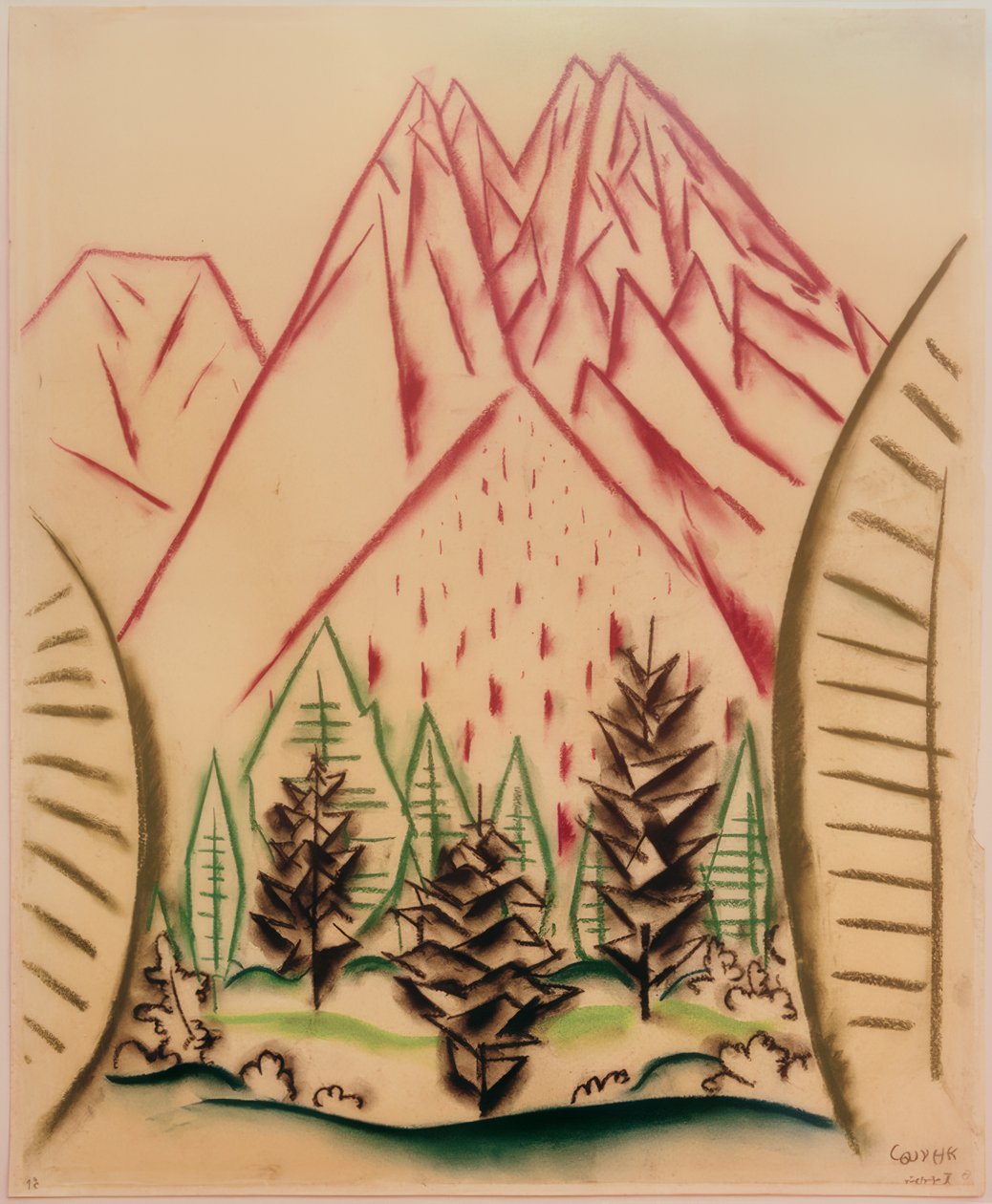 Zugspitze II av Walter Ophey