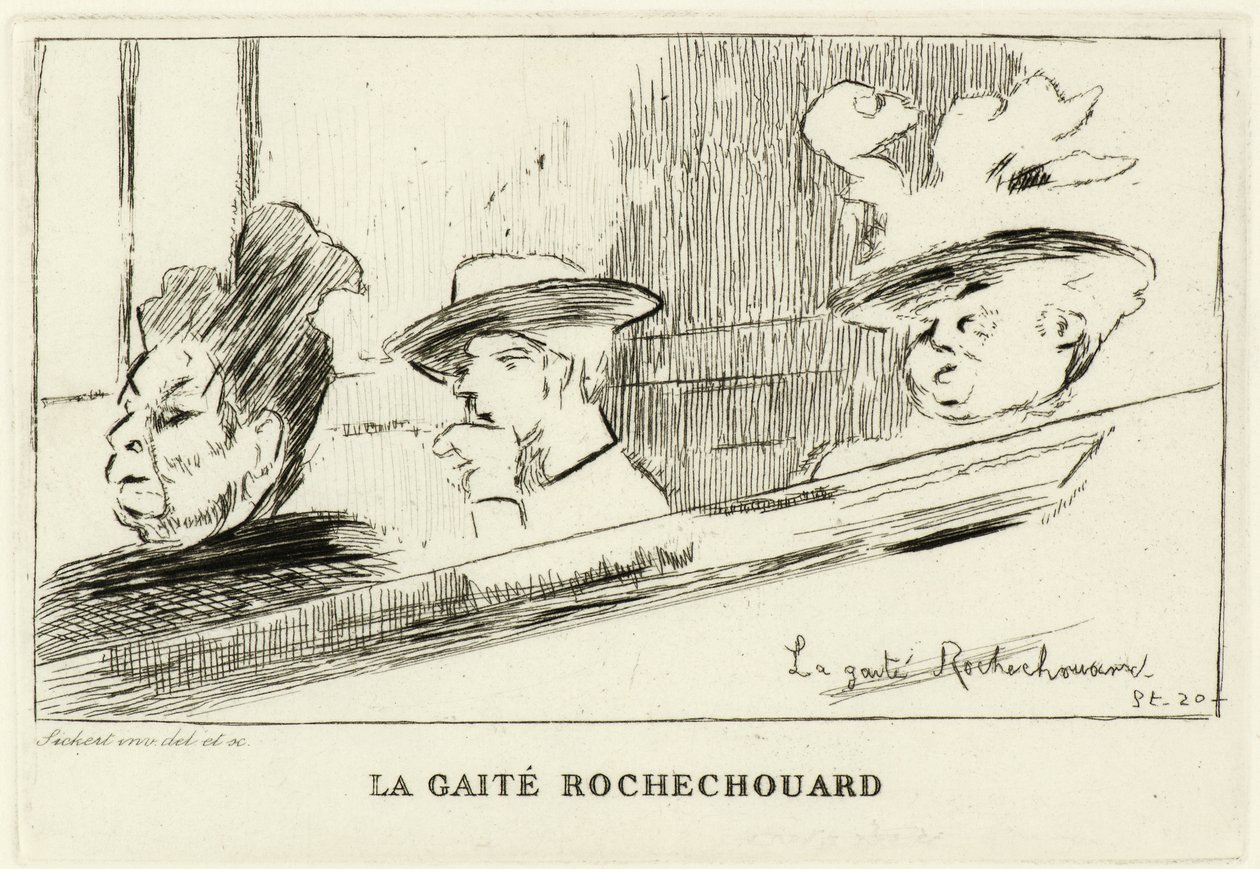 La Gaite Rochechouart av Walter Richard Sickert
