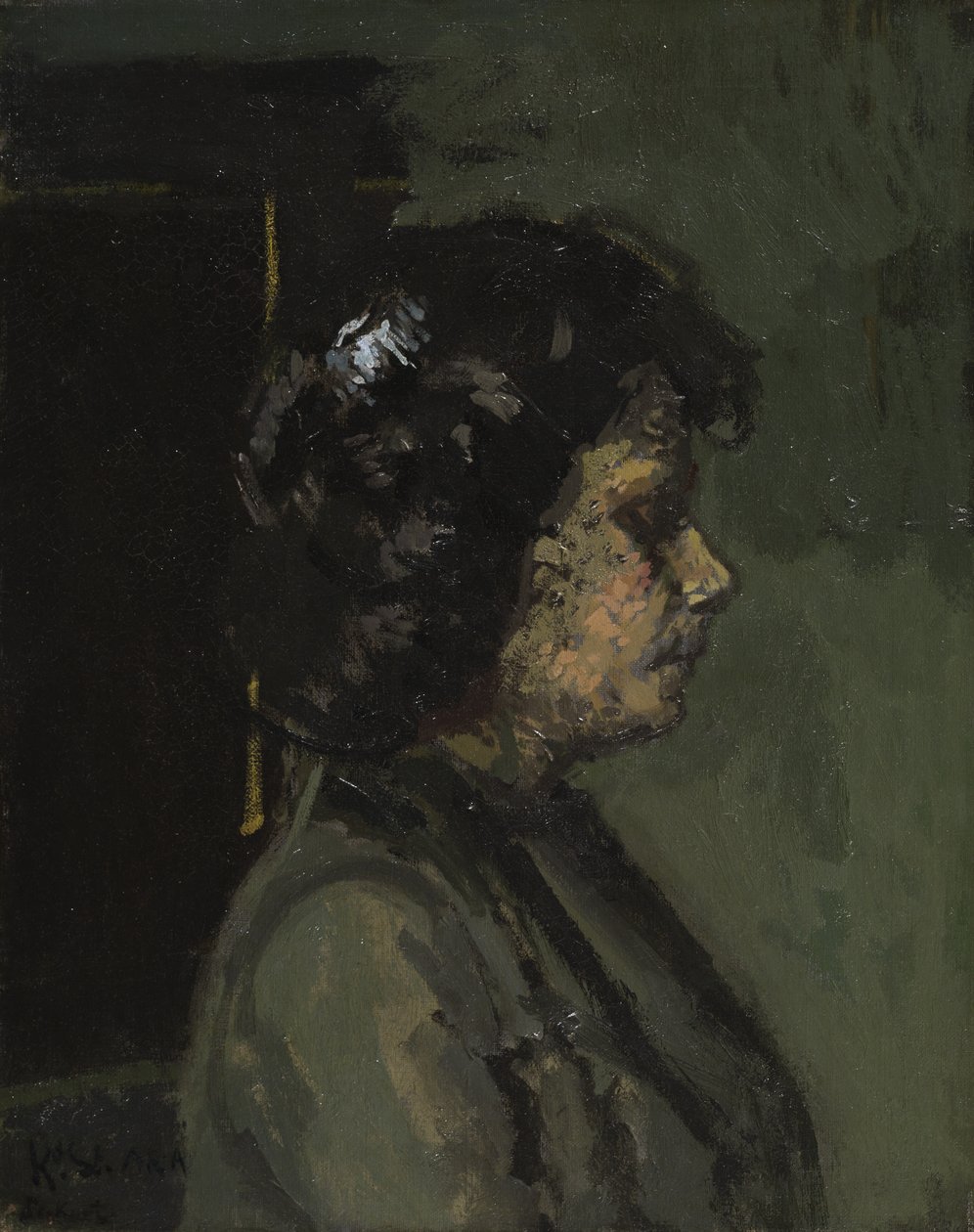 Portrett av fru Barrett, 1906 av Walter Richard Sickert