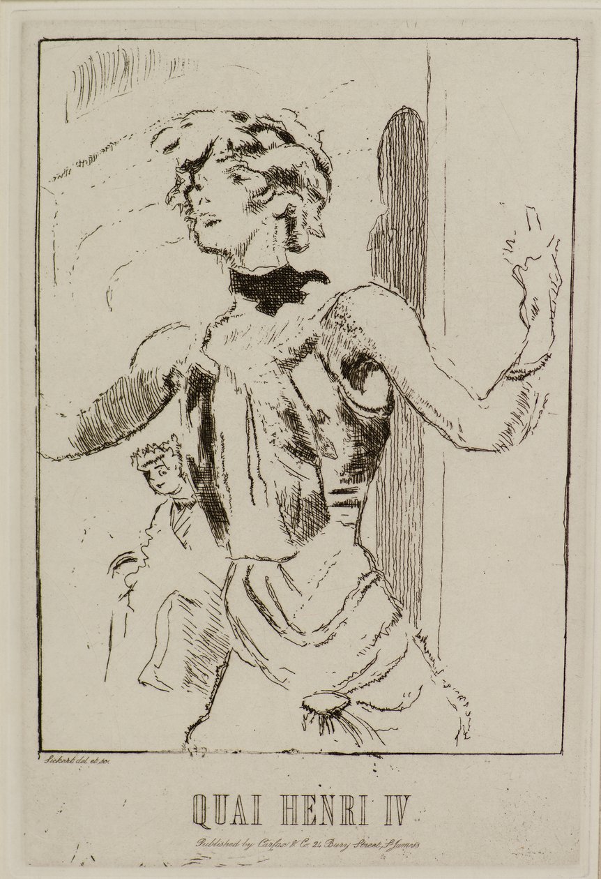 Quai Henry IV av Walter Richard Sickert