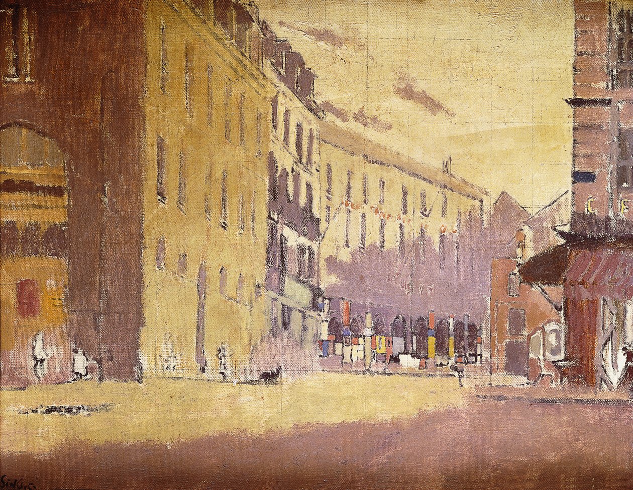 Gate i Dieppe, av Walter Richard Sickert