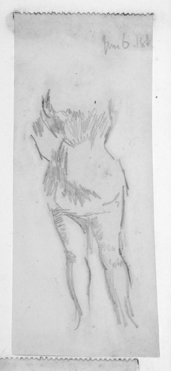 Skisse av en kvinneskikkelse av Walter Richard Sickert