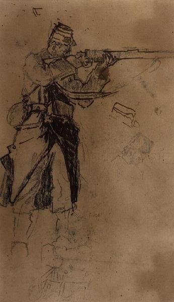 Studer for en soldat av Walter Richard Sickert