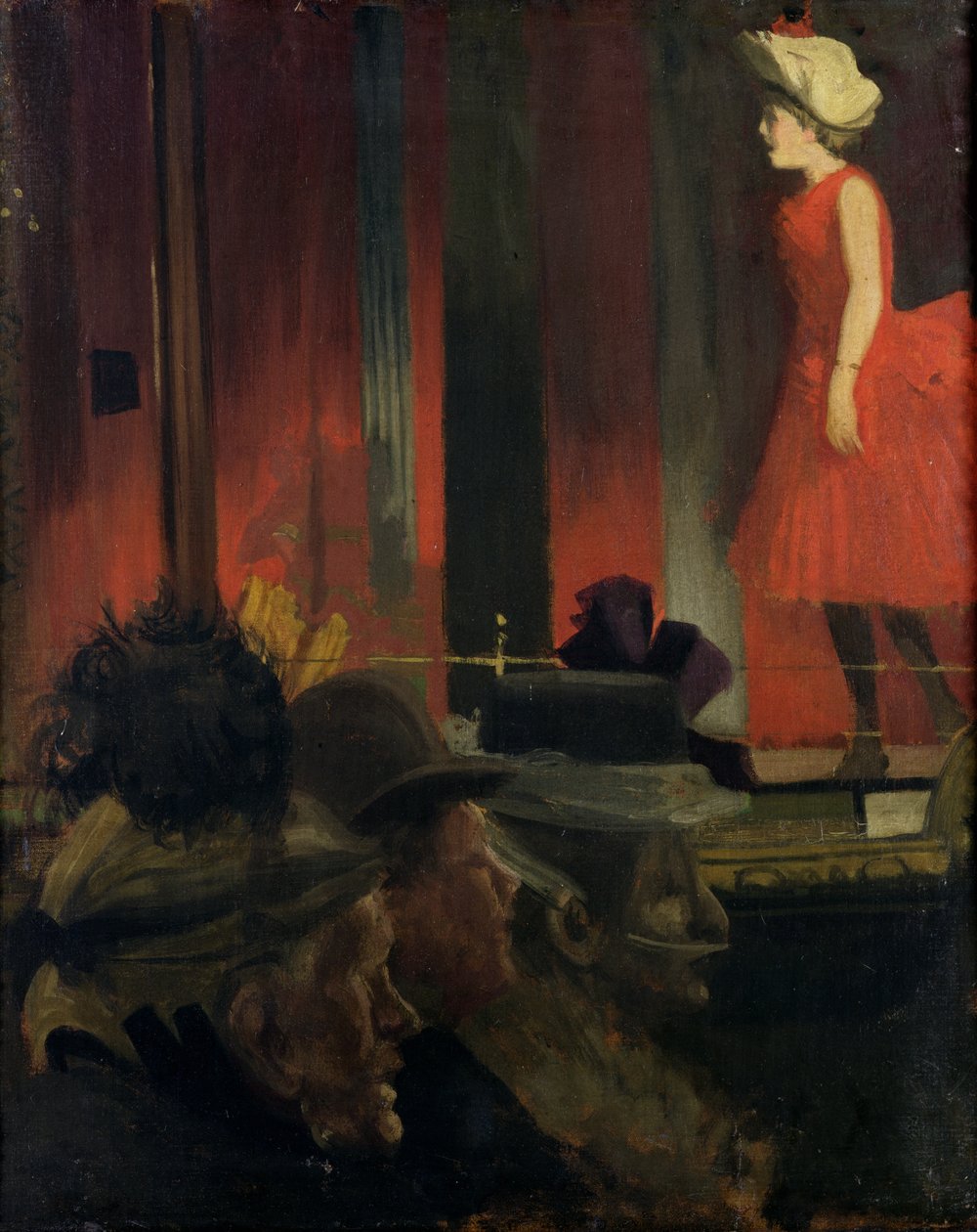 Musikkhallen, 1889 av Walter Richard Sickert