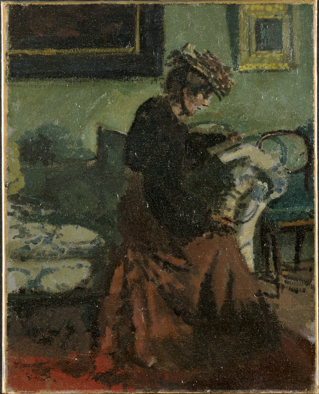 Påskedag-Hélène Daurmont av Walter Sickert
