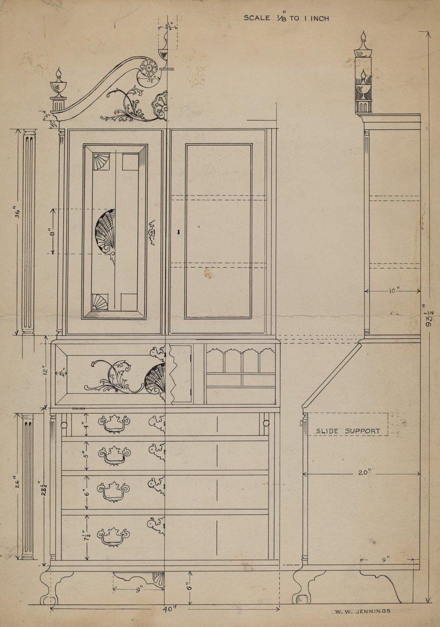 Bryst av Walter W. Jennings