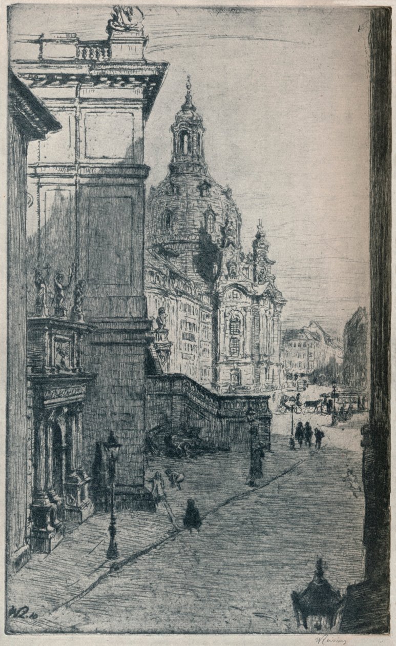Judenhof, Dresden, c1913 av Walter Zeising