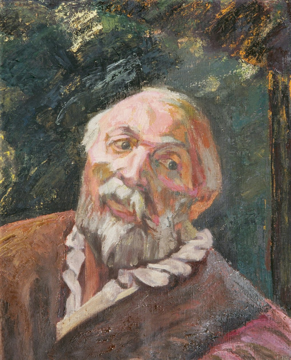 Portrett av en gammel mann av Walther Gamerith